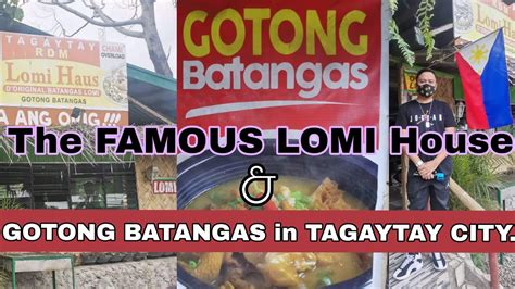 Gotong batangas ho andine na ho sa probinsyano lomi house.